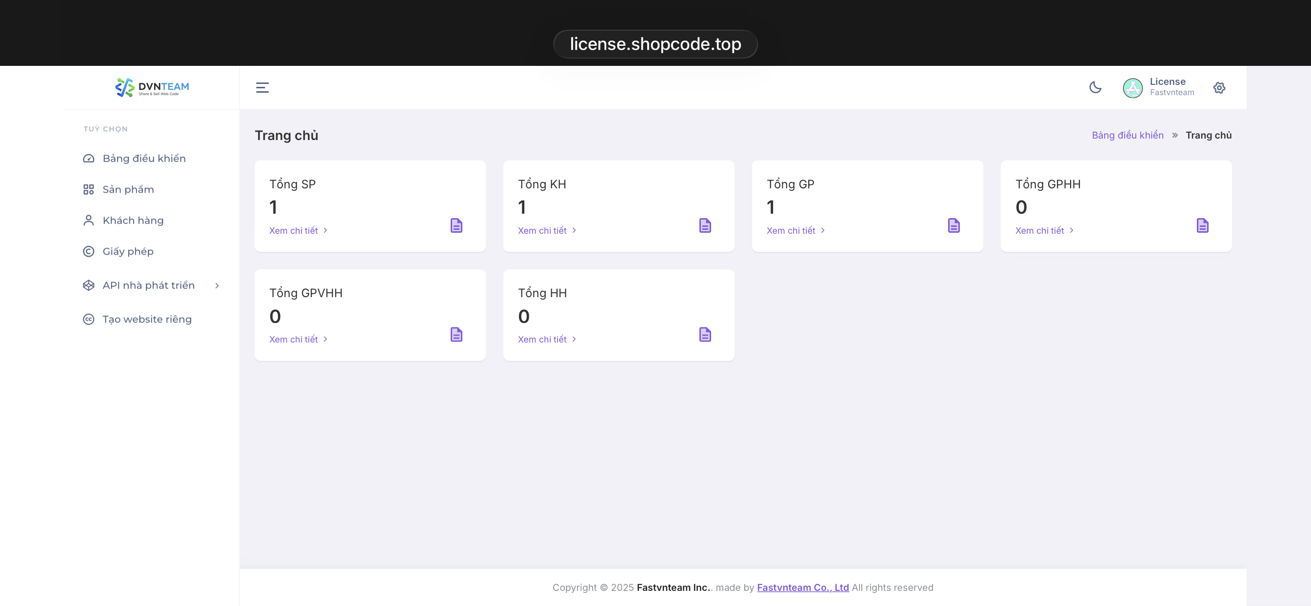 Code license Bản VIP Độc Nhất (Fastvnteam x BTB)