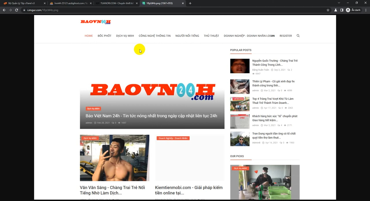 Code web viết báo cực đẹp